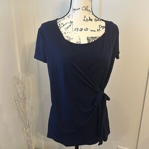 Motherhood Maternity Nursing Blouse, size M, dark blue